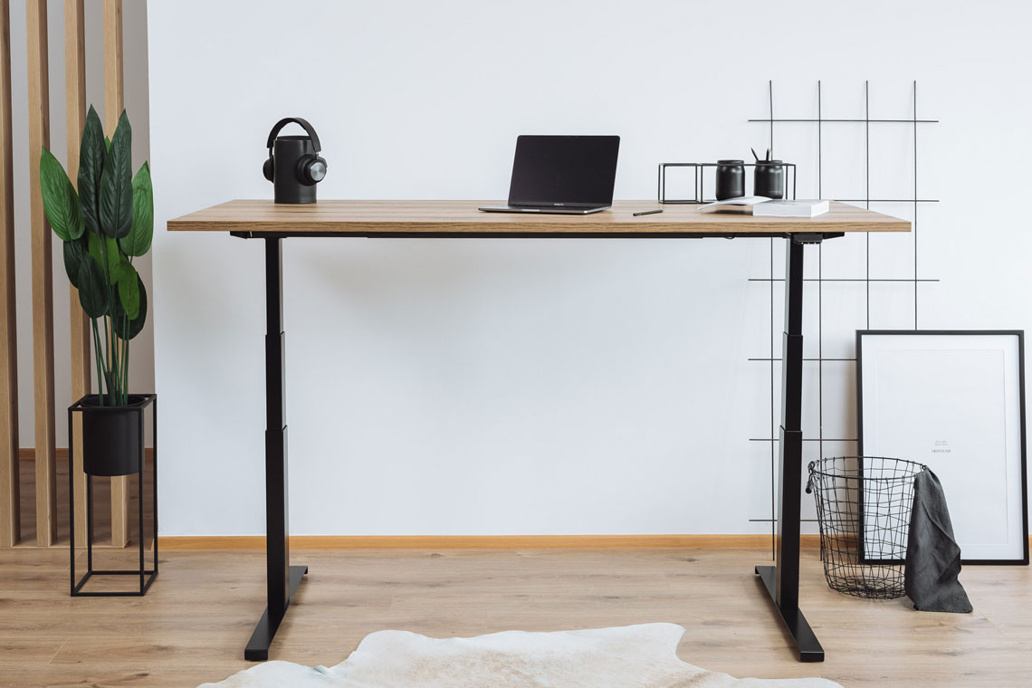 Höhenverstellbarer Schreibtisch | 45+ Tischplatten | 3D-Konfigurator